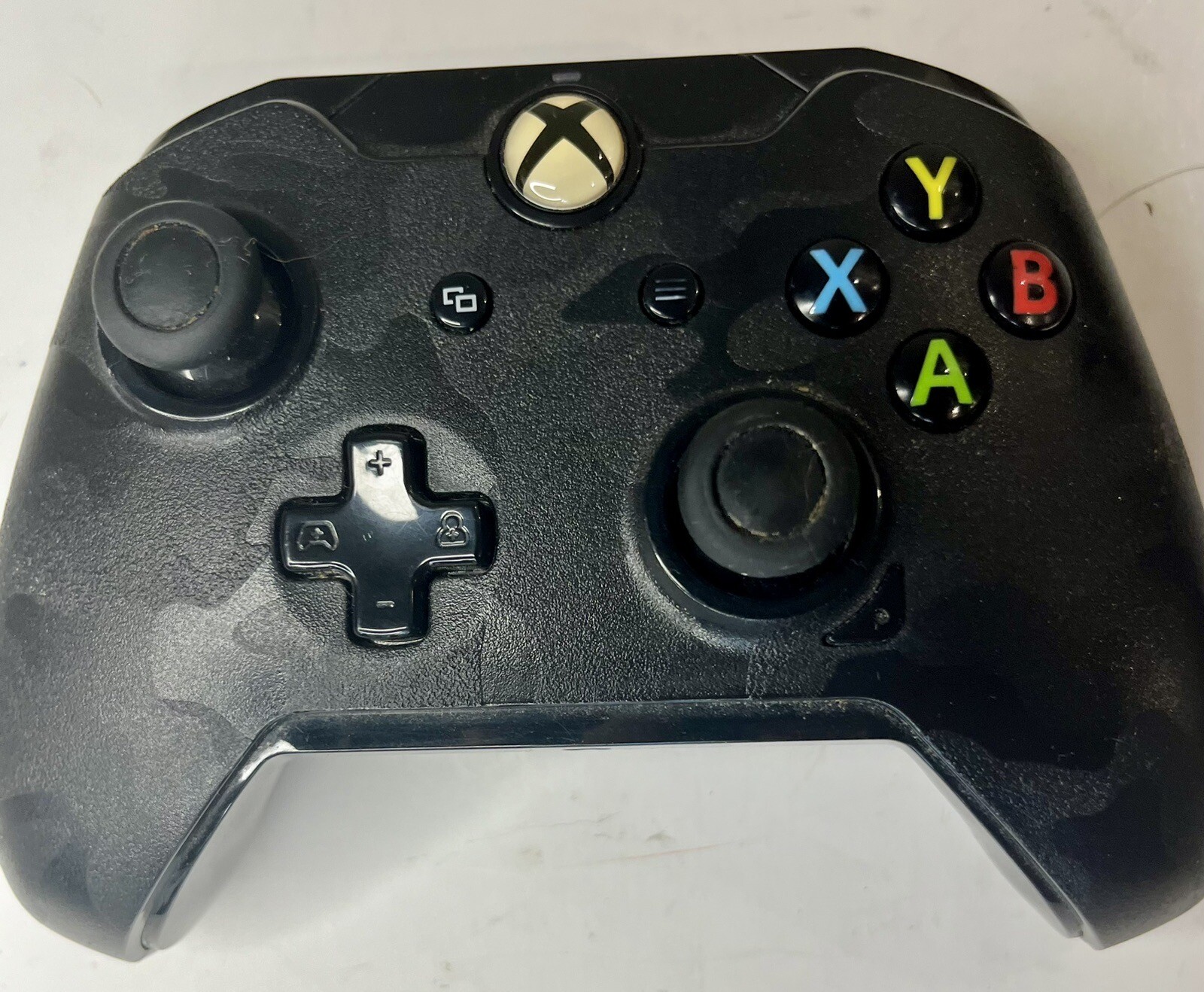 Camo Wired Black Controller For Xbox One Gamer Video Game Ac
