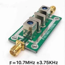 NEW FOR Quartz Crystal Filter Bandpass Narrowband 10.7MHz ±3.75KHz 10.7M