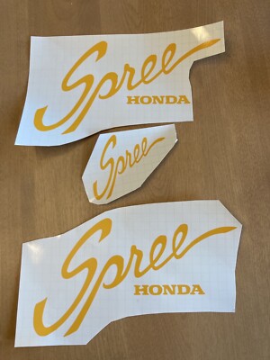 Honda Spree Decals ALL YEARS / Emblem Repro Sets - 1984, 1985