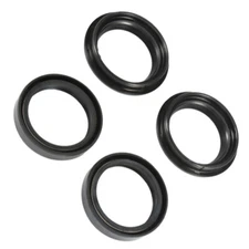 Motorcycle 43x55x11mm Front Fork Damper Shock 2Pcs Oil Seal & 2Pcs Dust Seal Kit