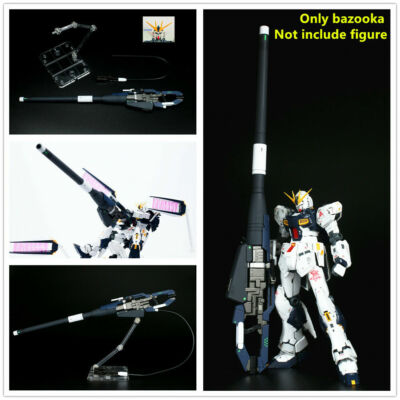 for RG 1/144 RX-93 Nu v Model EW Hyper Mega Bazooka Launcher+Base+Replace Face*2