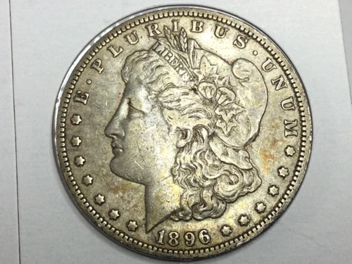 1896-O Morgan Dollar in extra fine