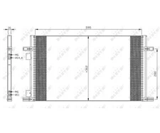 Condenser, Air Conditioning Easy Fit NRF 35298 for Renault