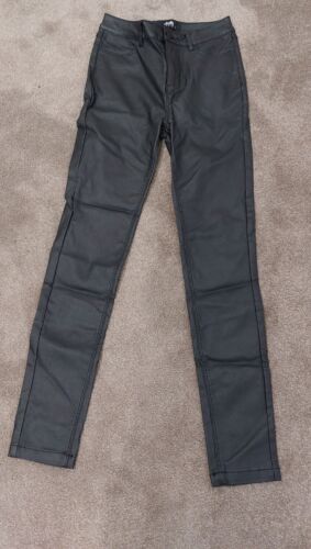 Dotti black faux leather pants - Picture 1 of 1