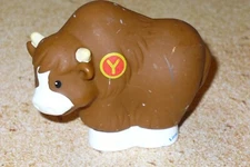 Fisher Price Little People Alphabet Zoo ~ Letter Y YAK FIGURE