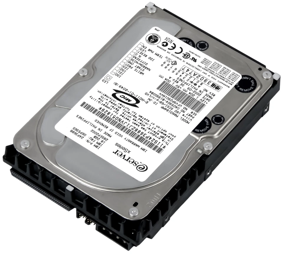 Disco Rigido IBM 06P5365 24P3688 MAN3184MP 18.2GB 10K 8MB SCSI U160 3.5'' - Immagine 2 di 3