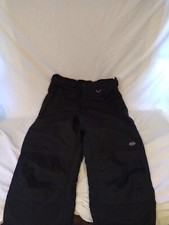 Slalom Black Size Medium Ski/Snow Pants