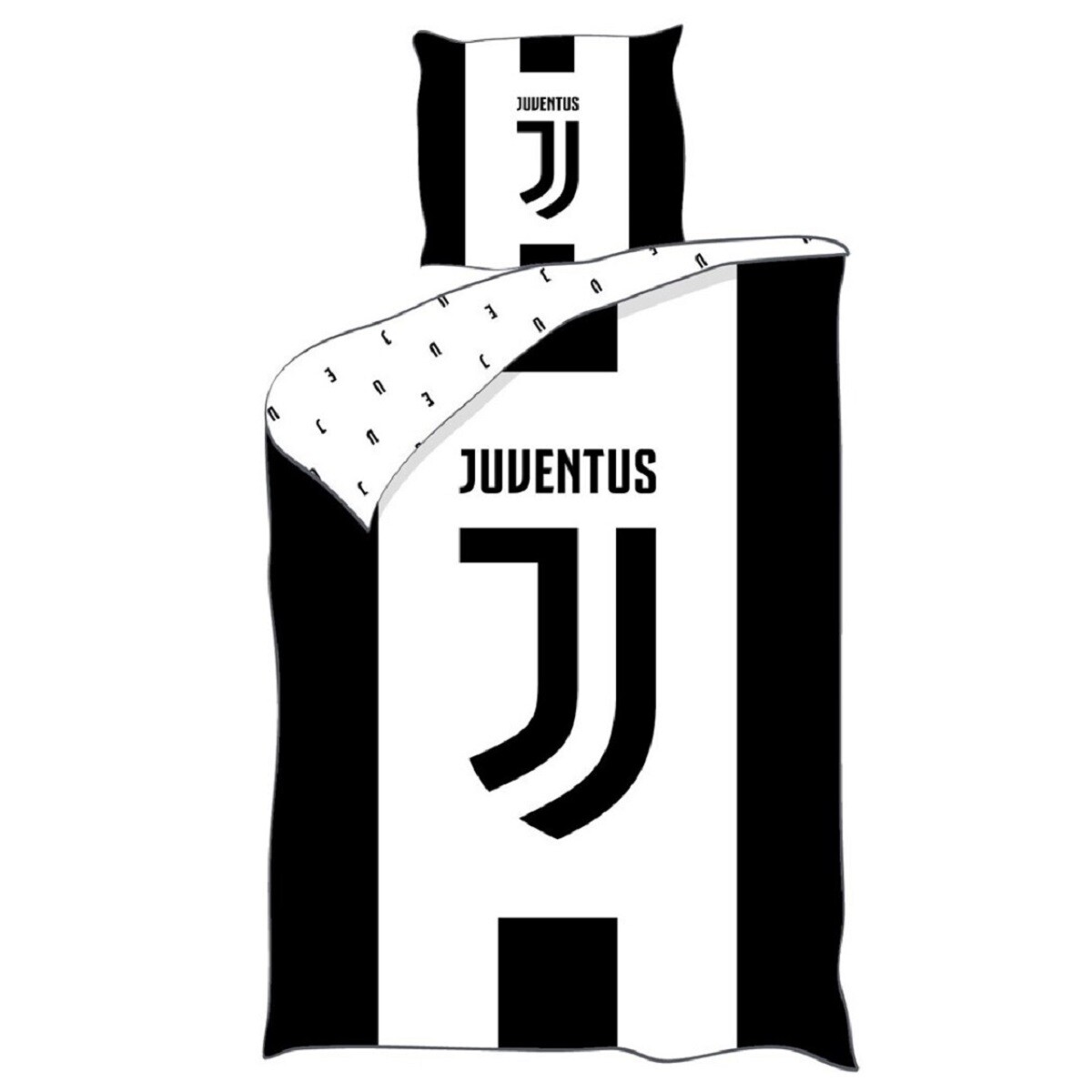 Juventus Bettwäsche-Комплект 140x200 см + 65x65 см из 100% хлопка для любителей футбола