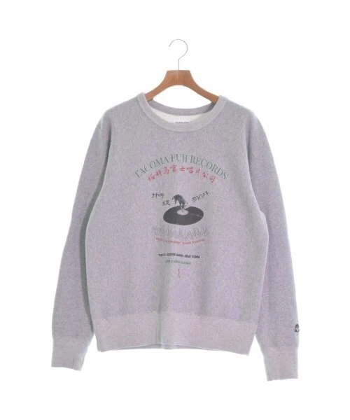 TACOMA FUJI RECORDS Sweatshirt Gray M 2200342533053 | eBay