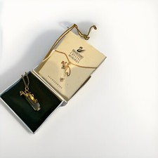 Swarovski Golf Bag with Clubs Miniature Crystal Memories in Original Box