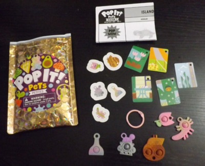 NEW Pop It! Pets Petites to collect sticker keychain trading card SEASON 2