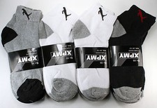 New Lot 12 Pairs Mens Ankle Quarter Crew Sports Athletic Socks Cotton Tiger 9-13