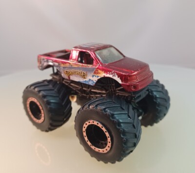 Hot Wheels Monster Jam The Destroyer, Spectraflames Dark Red - 1/64 Scale