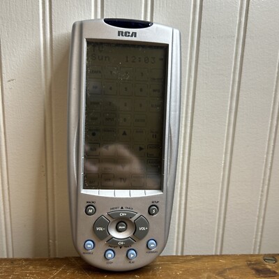 RCA RC1000B Touchscreen Lighted Learning Universal Remote Control No Stylus