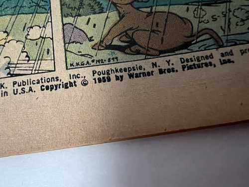 Porky Pig March of Comics 1959 Kinney's Shoes Small Book Rare Vintage - Picture 4 of 13