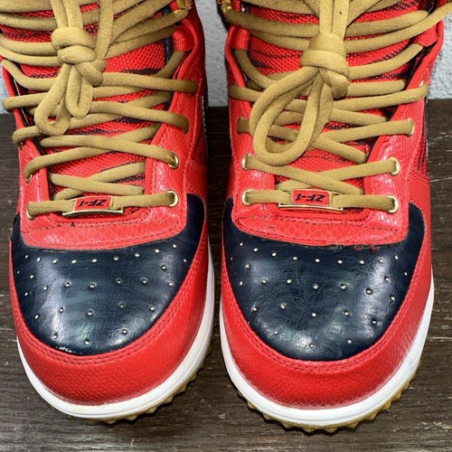 NIKE Zoom Force One ZF-1 Snowboard Boots Mens 7 Tiger Rabbit Red Vintage ‘09 - Picture 3 of 11