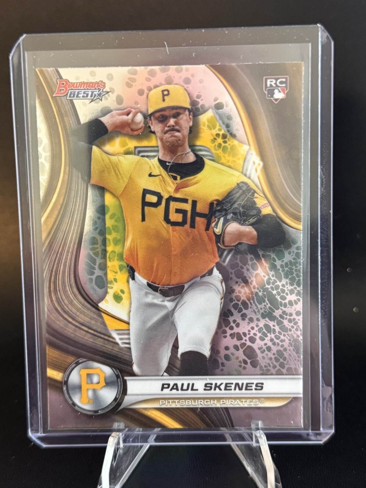 2024 Bowman’s Best Baseball Paul Skenes Base Rookie Card #53 Pirates RC