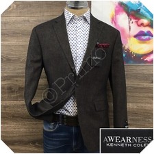 NEW KENNETH COLE Mens Blazer Sport Coat Casual Jacket Size 38R Slim Wool Suit