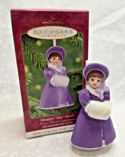 2001 HALLMARK ORNAMENT ~ MARGARET 'MEG' MARCH ~ MADAME ALEXANDER LITTLE WOMEN #1