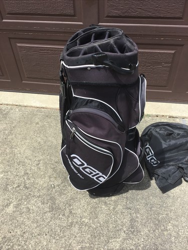 OGIO Uniter 15-Way divider Club Management System Cart Golf Bag BLK/WHT - Picture 4 of 9