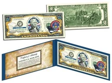 COLORADO Statehood $2 Two-Dollar Colorized U.S. Bill CO State *Legal Tender*