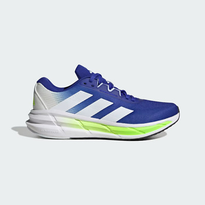 Adidas Herren Questar 3 Laufschuhe in Lucid Blue / Cloud White / Lucid Lemon