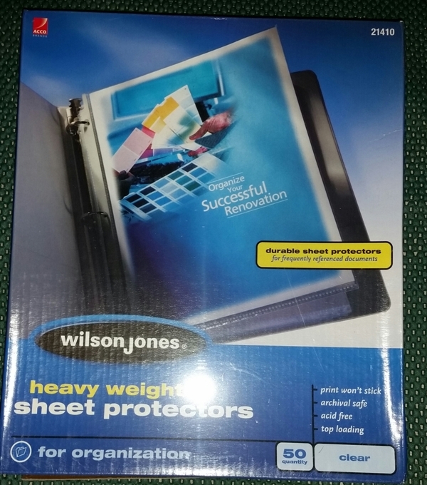 Wilson Jones Heavy Weight Sheet Protector 21410, Clear, Box of 50 eBay