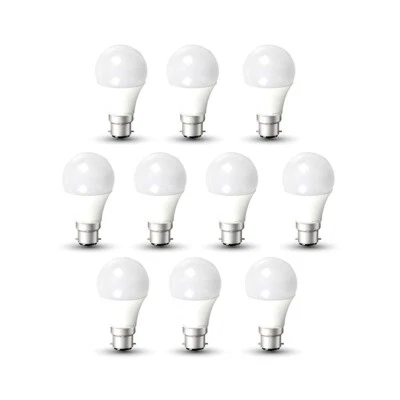ELLY-DEE 10x GLS 10w LED Light Bulb B22 Bayonet 10watt = 60w Warm White 3000k