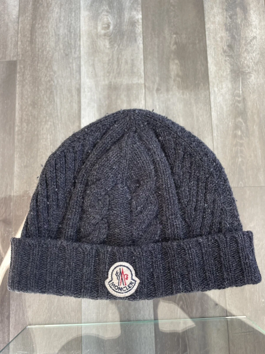 moncler beanie mens grey