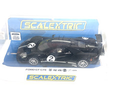 Scalextric 1/32 Scale Car C4063 Ford GT GTE Black, Heritage Edition 2 LN/Box