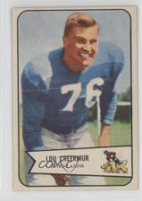 1954 Bowman Lou Creekmur #85 HOF 7bt