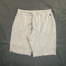 Polo Ralph Lauren Sweat Shorts Mens L Waffle Knit Drawstring Lounge Sleep