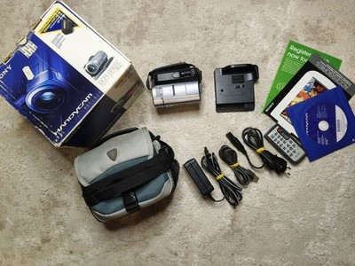Sony Handycam DCR-SR65E 40GB HDD Camcorder Full Box Set Bundle Tested Working