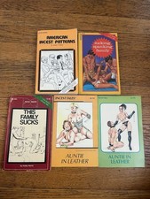 Vintage Erotica Taboo Incest paperback Novels Smut Lot of 4