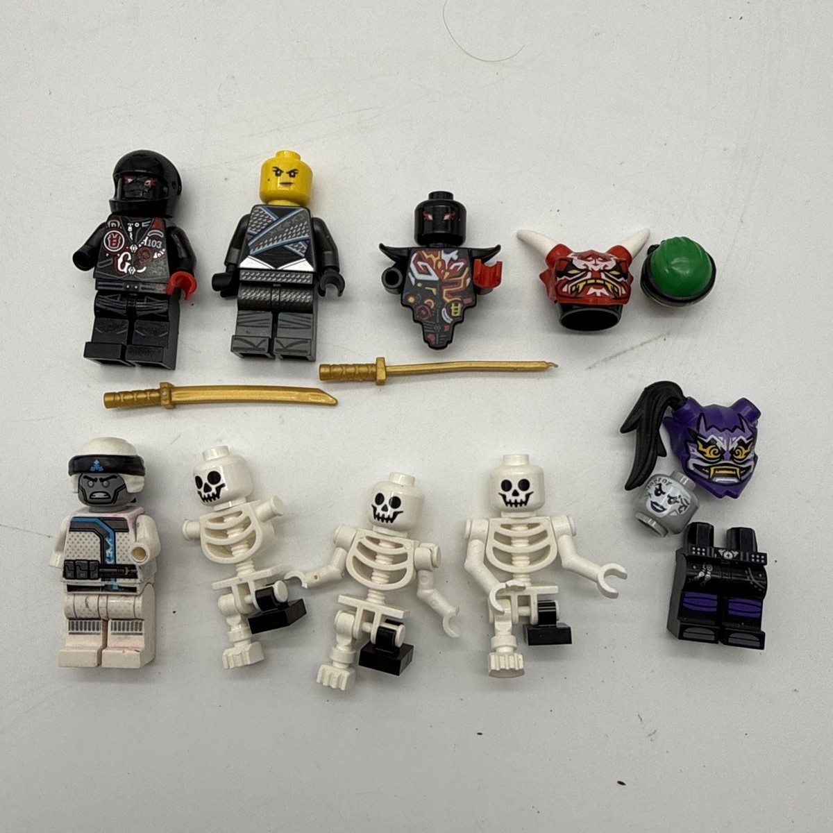 Lego Ninjago Minifigure Mr. E & Oni Mask of Vengeance Ultra Violet