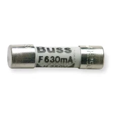 Fluke Fluke-871173/630 Ma Ceramic Fuse, 630Ma, 1.5Ka At 250V Ac, 5 Pk