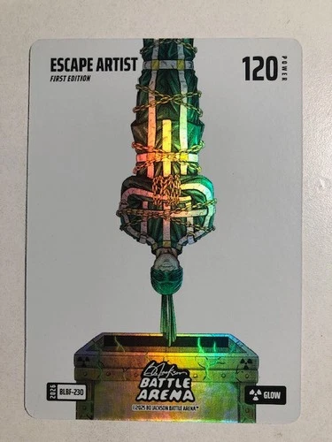 2026 Bo Jackson Battle Arena Escape Artist BLBF-230 First Edition GLOW 120 Power