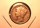 1931 MERCURY DIME, SILVER, FREE SHIPPING (#323D)