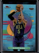 2025-26 Topps Finest Dejounte Murray Uncommon Sky Blue Refractor #/250 Pelicans