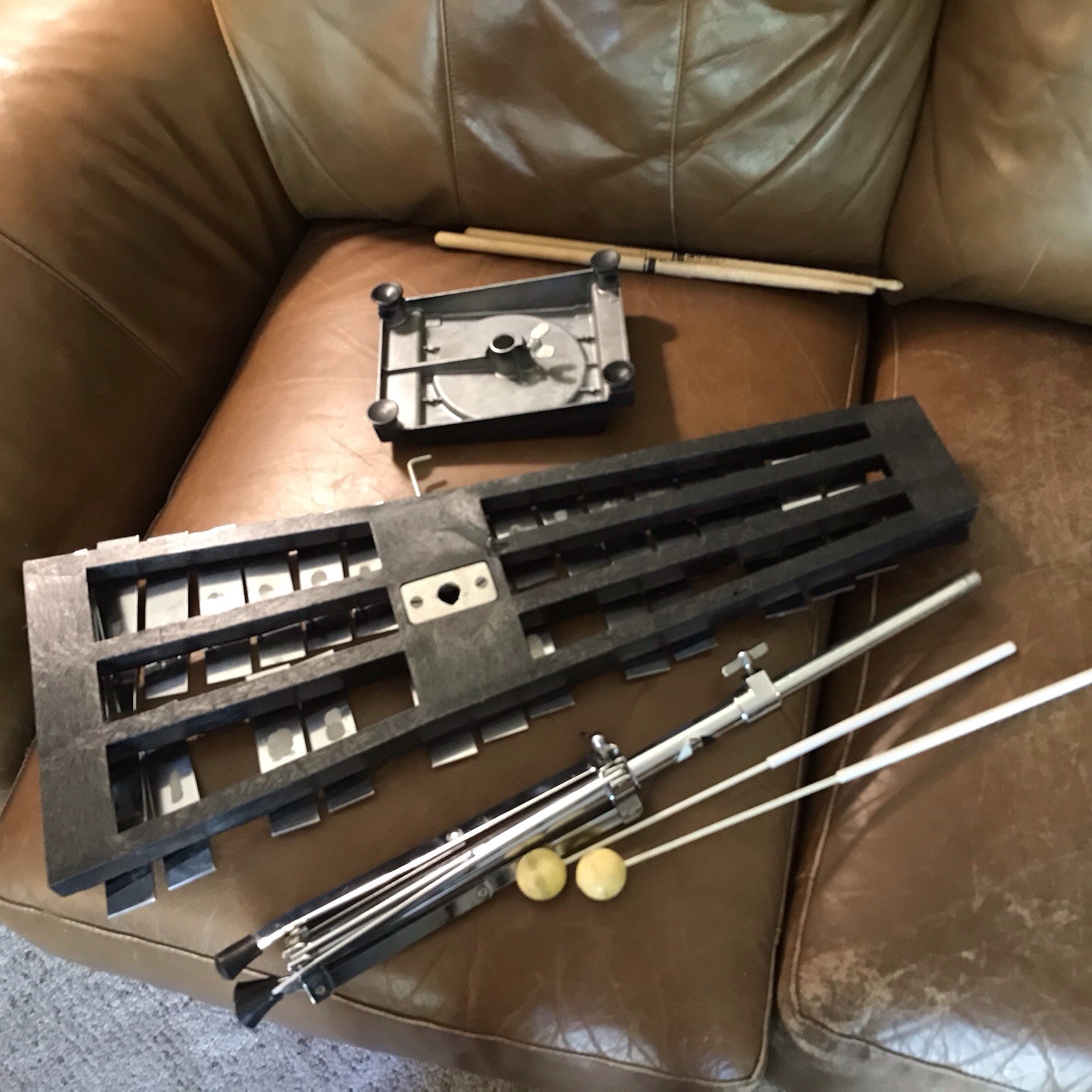 Used Musser Student Bell Percussion Kit w/ Practice Pad in Good Condition