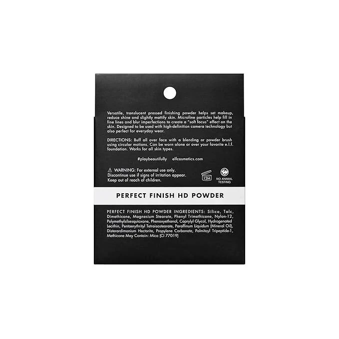 e.l.f. Perfect Finish HD Powder, Blurs Fine Lines & Imperfections, All Day Wear, - Image 3 of 4