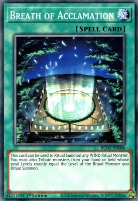 Breath of Acclamation - BLVO-EN086 - Common - 1st Edition - Near Mint
