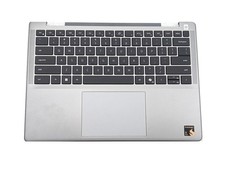 Dell Keyboard Touchpad Fingerprint Reader And Palmrest Cover - Aluminum - V9YGN