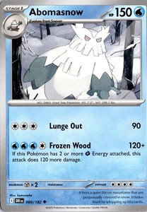 Abomasnow 060/182 Destined Rivals