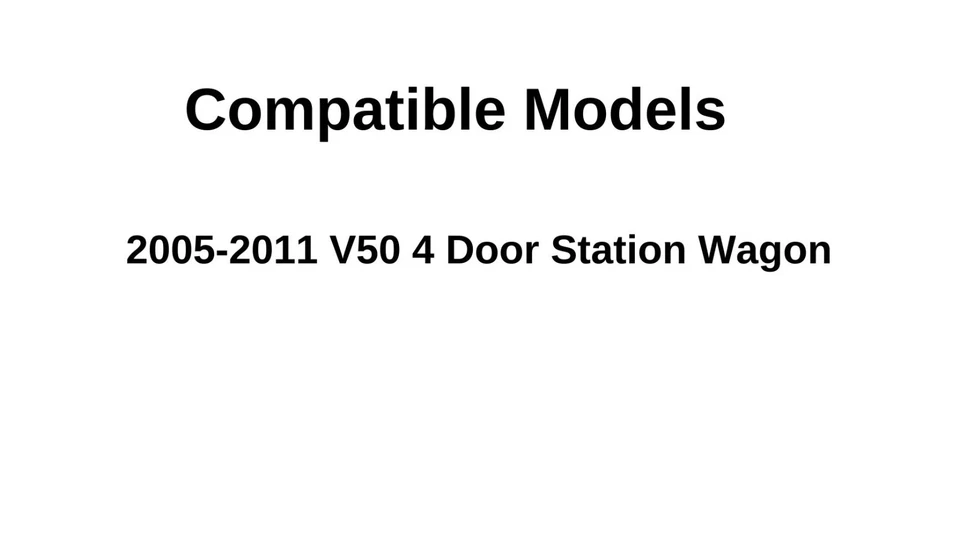 Cuarto de cristal trasero derecho pasajero Volvo V50 Fit 2005-2011 con antena Foto 4 de 4