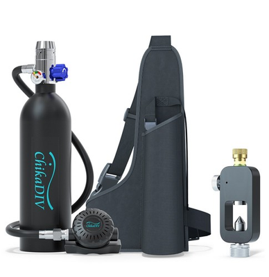 #ad #ad Scuba Tank 1L Portable Travel Diving Tank3000 PSI 15 20 Min Underwater Oxygen $198.00