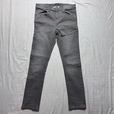 H M Kids Skinny Fit Stretch Jeans Gray Youth Size 12Y Adjustable Waist