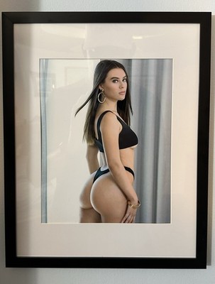 Lana Rhoades Sexy Film Actress Framed High Quality 8x10 Photo - Blacked