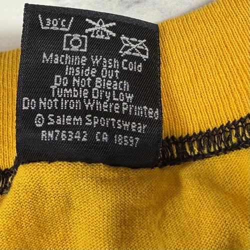 VTG 90s Men's XL Pittsburgh Pirates Salem Sportswear T Shirt Black MLB Baseball - Picture 8 of 11