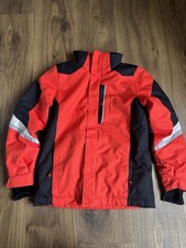 Obermeyer Ski Jacket Teen Large 14-16 Red Black Colorblock Outerwear